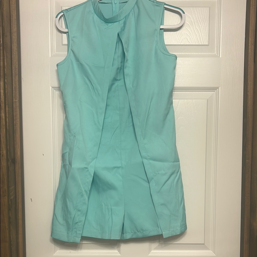 Sleeveless Aqua Romper 💥